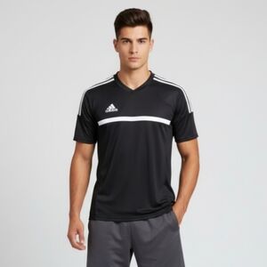 Adidas Men's Climacool Sample Black Soccer Jersey Shirt Size M